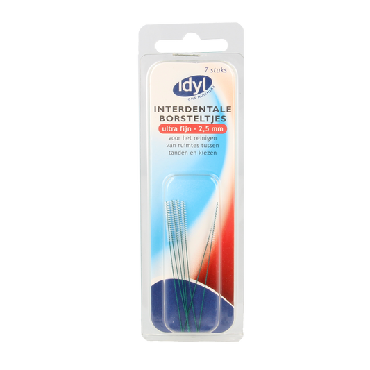 Idyl Interdentaal borstel ultrafijn 2.5mm 7.00 Stuks
