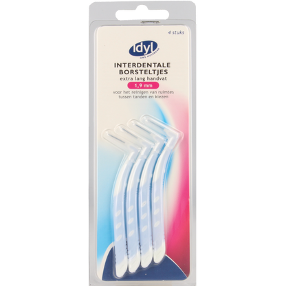 Idyl Interdentaal borstel XL handvat 1.9mm 4 Stuks