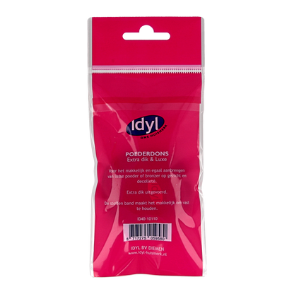 Idyl Poederdons zwart extra dik & luxe 1 Stuks