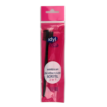 Idyl Wimperkam & wenkbrauwborstel 2-in-1 1 Stuks