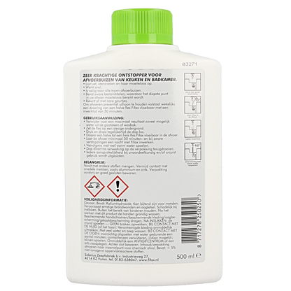 Fifax Keuken ontstopper groen 500 Milliliter