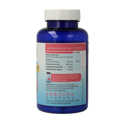 Vascusan Rode gist rijst 90 Capsules