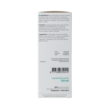RPSH Oligo Vaccinium myrtillus - Bosbes 120.00 Milliliter