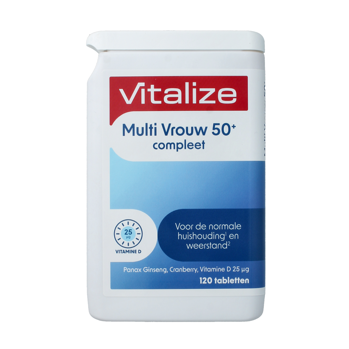Vitalize Multi vrouw 50+ 120.00 Tabletten
