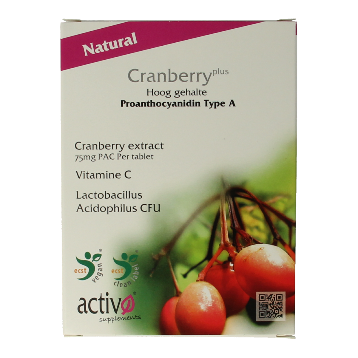 Activo Cranberry plus 60.00 Tabletten