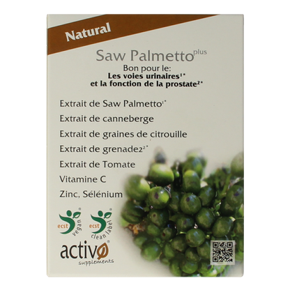 Activo Saw palmetto plus 60 Vegetarische capsules