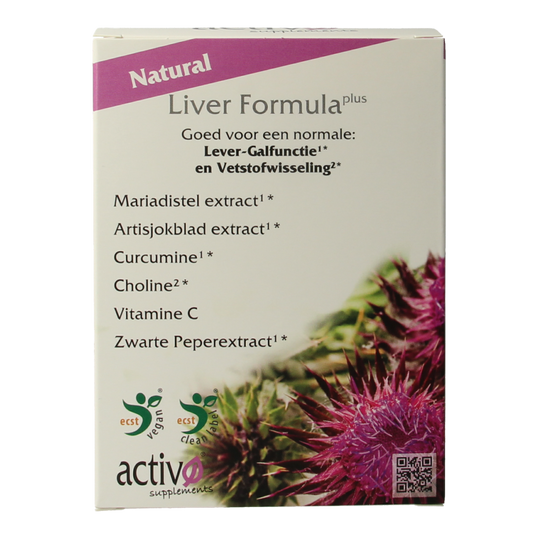 Activo Liver formula plus 60 Vegetarische capsules