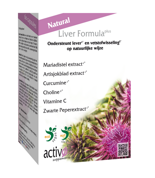 Activo Liver formula plus 60.00 Vegetarische capsules