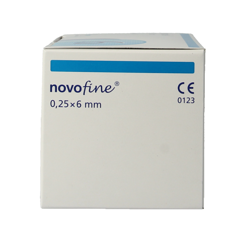 Novo Nordisk Novofine naalden 0.25 x 6 mm 31 gram  100 Stuks