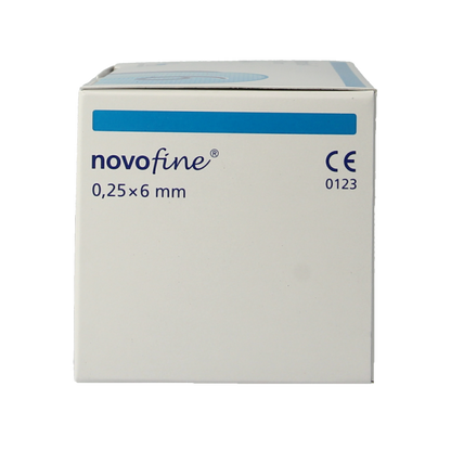 Novo Nordisk Novofine naalden 0.25 x 6 mm 31 gram  100 Stuks