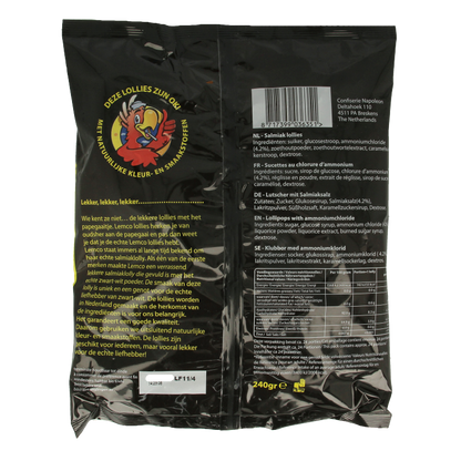 Lemco Salmiak lollies 240 Gram