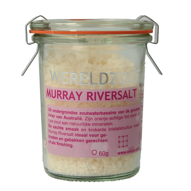 Esspo Wereldzout Murray River Salt glas 60 Gram