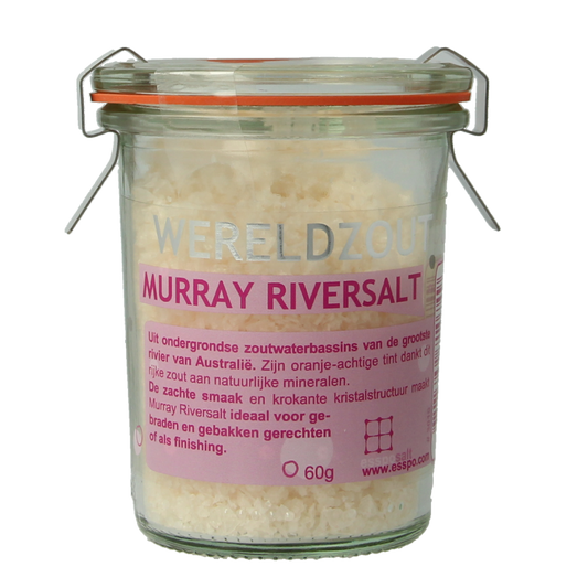 Esspo Wereldzout Murray River Salt glas 60 Gram