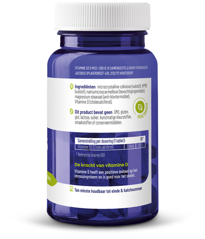 Vitakruid Vitamine D3 5 mcg / 200 IE 240 Tabletten