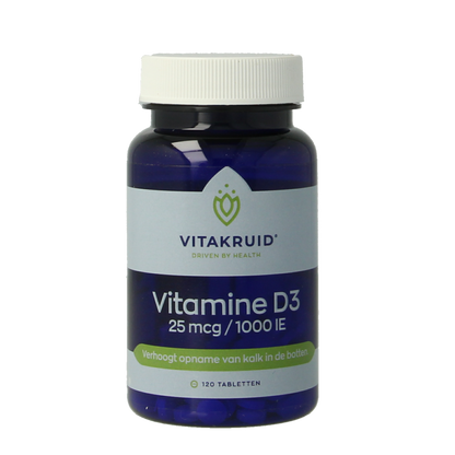 Vitakruid Vitamine D3 25 mcg / 1000 IE 120 Tabletten