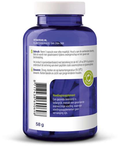 Vitakruid DPP-IV Ultimate BioCore Optimum Complete Enzymen 180 Vegetarische capsules