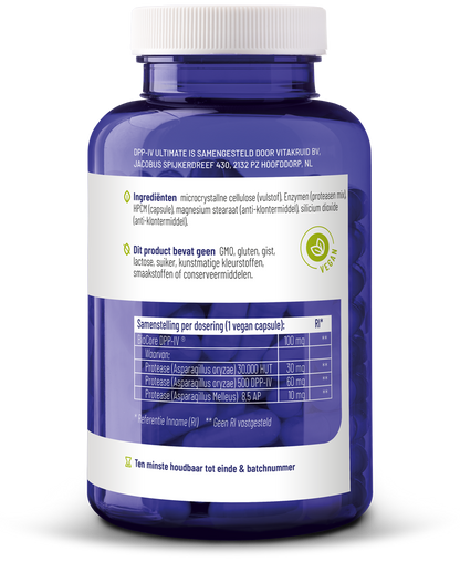 Vitakruid DPP-IV Ultimate BioCore Optimum Complete Enzymen 180 Vegetarische capsules