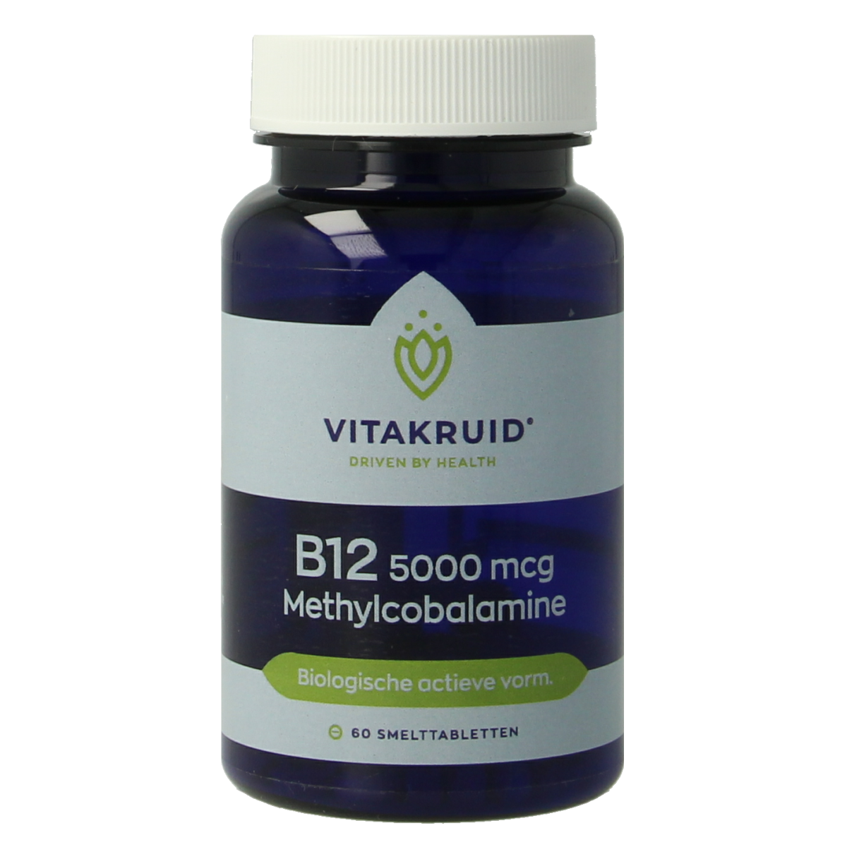 Vitakruid B12 5000 mcg Actief Methylcobalamine 60.00 Smelttabletten
