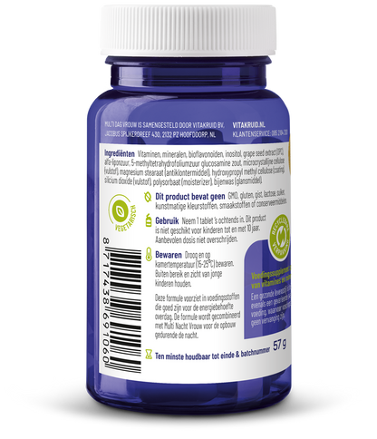 Vitakruid Multi Dag Vrouw 100% Vegan 30 Tabletten