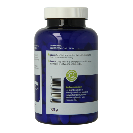 Vitakruid Betaine HCL 650mg & pepsine 160mg 120 Tabletten