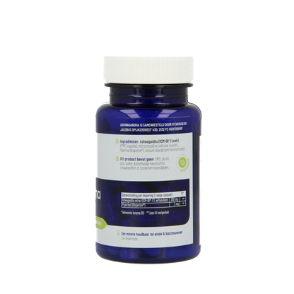 Vitakruid Ashwagandha 5% withanoliden KSM-66 & Bioperine 60 Vegetarische capsules