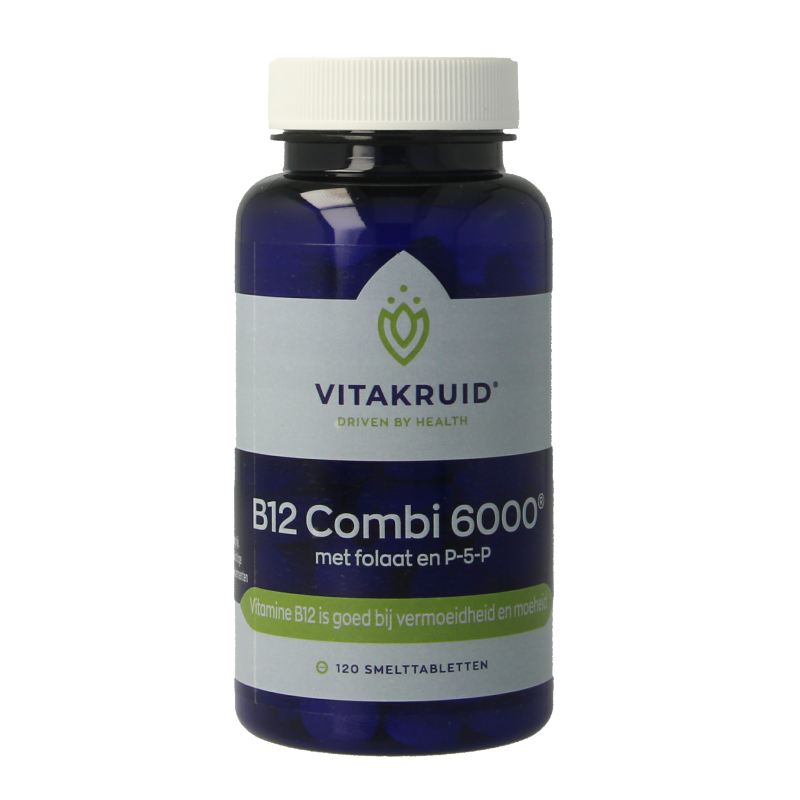 Vitakruid B12 Combi 6.000 met Actief Folaat 120 Smelttabletten