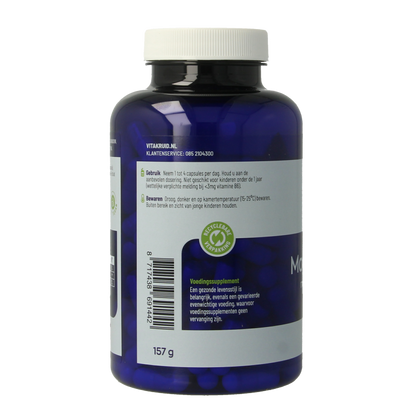 Vitakruid Magnesium Tauraat met Vitamine B6 (P-5-P) 180 Vegetarische capsules