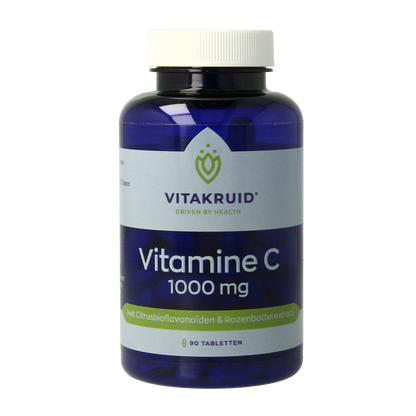 Vitakruid Vitamine C 1000 met Bioflavonoiden & Rozenbottel 90.00 Tabletten