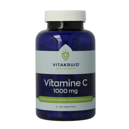 Vitakruid Vitamine C 1000 met Bioflavonoiden & Rozenbottel 180 Tabletten