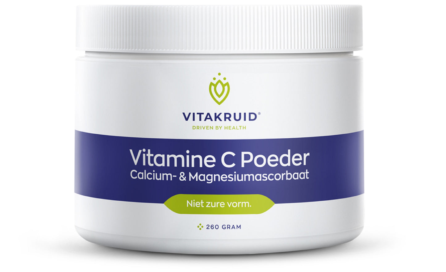 Vitakruid Vitamine C poeder calcium- & magnesiumascorbaat 260.00 Gram