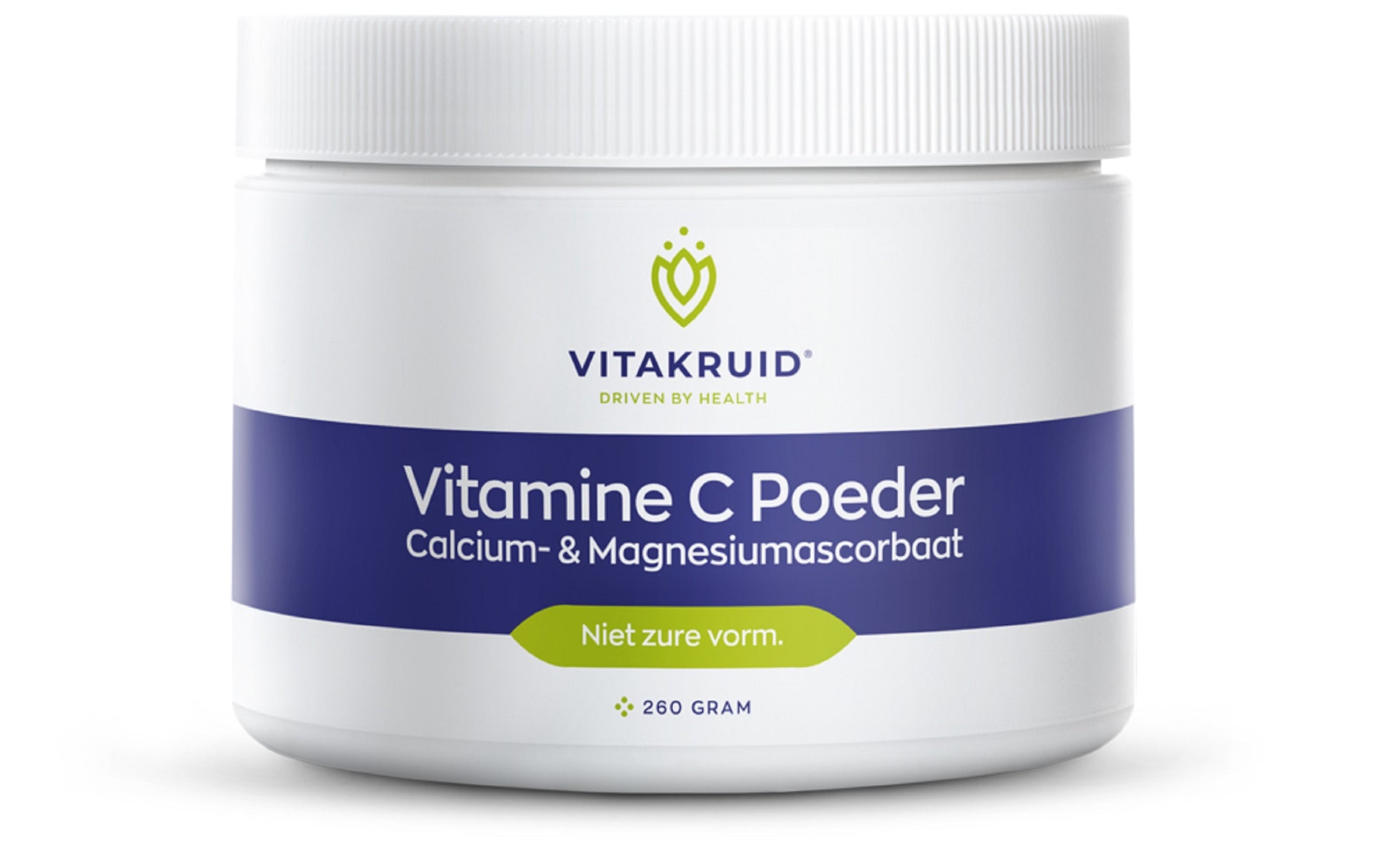 Vitakruid Vitamine C poeder calcium- & magnesiumascorbaat 260.00 Gram