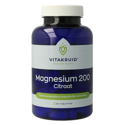 Vitakruid Magnesium 200 citraat 90 Tabletten