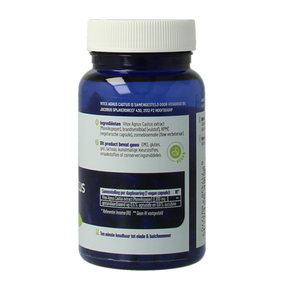 Vitakruid Vitex agnus castus 200mg monnikspeper 60 Vegetarische capsules