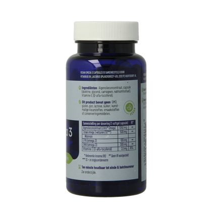 Vitakruid Vegan omega 3 1000 triglyceriden 300 DHA 100 EPA 60 Softgels