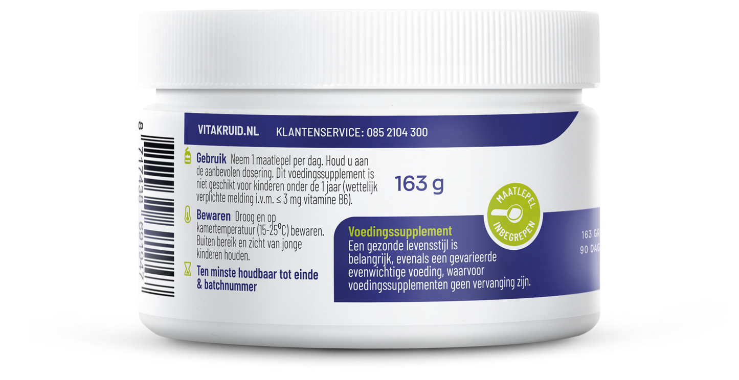 Vitakruid Multi Basis Vegan poeder met natuurlijke vormen 163.00 Gram