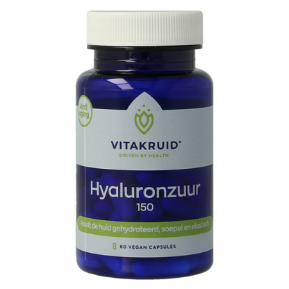Vitakruid Hyaluronzuur 150 HyaMax met vitamine C Anti-Aging 60.00 Vegetarische capsules