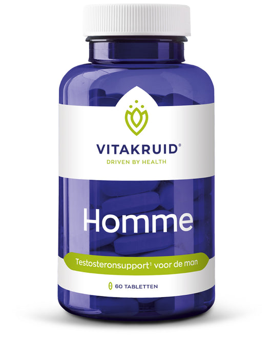 Vitakruid Homme oa Ashwagandha Fenegriek Shilajit Damiana 60 Tabletten