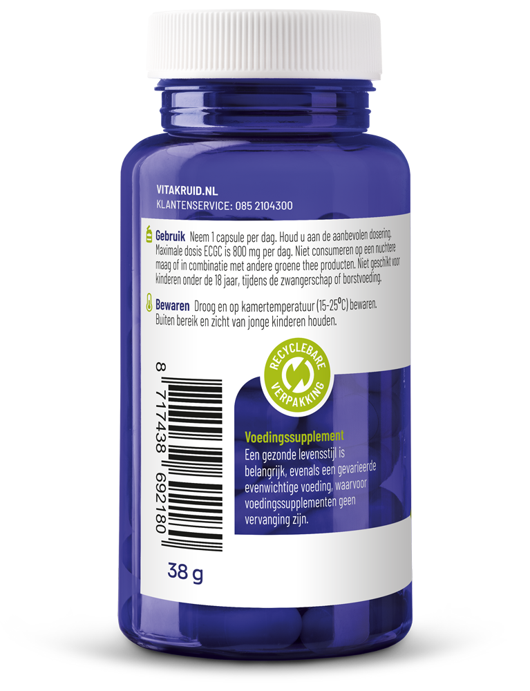 Vitakruid Saffraan 28mg (Affron) & L-Theanine 90 Vegetarische capsules