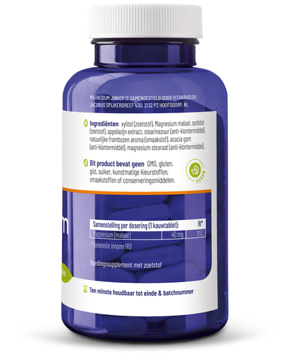 Vitakruid Magnesium junior 90 Kauwtabletten
