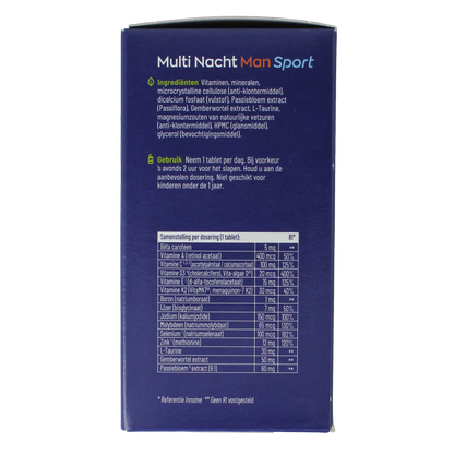 Vitakruid Multi Dag & Nacht Man Sport 100% Vegan 2 x 90 180.00 Tabletten