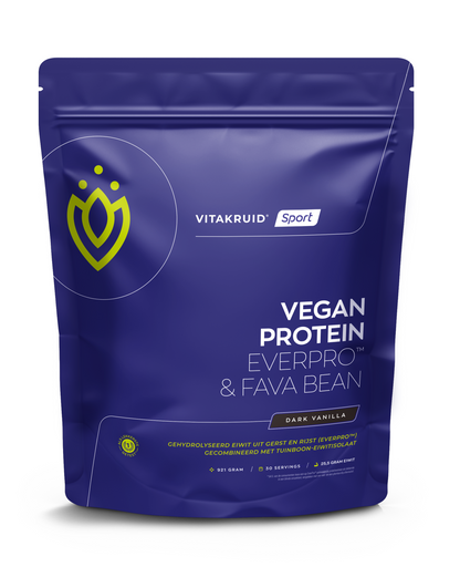 Vitakruid Vegan protein dark vanilla 921.00 Gram