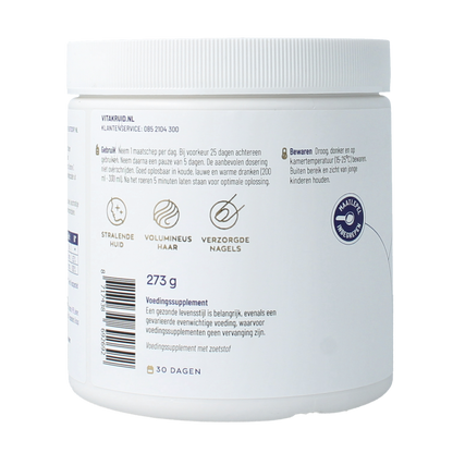 Vitakruid Collageen Solugel poeder met vitamine C & D Tropic 273.00 Gram