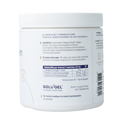 Vitakruid Collageen Solugel poeder met vitamine C & D Tropic 273.00 Gram