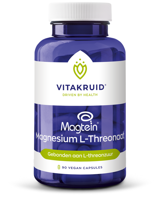 Vitakruid Magnesium L-threonaat met gepatenteerd magtein 90.00 Vegetarische capsules