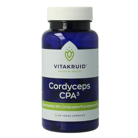 Vitakruid Cordyceps CPA3 mycelium extract 12:1 60.00 Vegetarische capsules