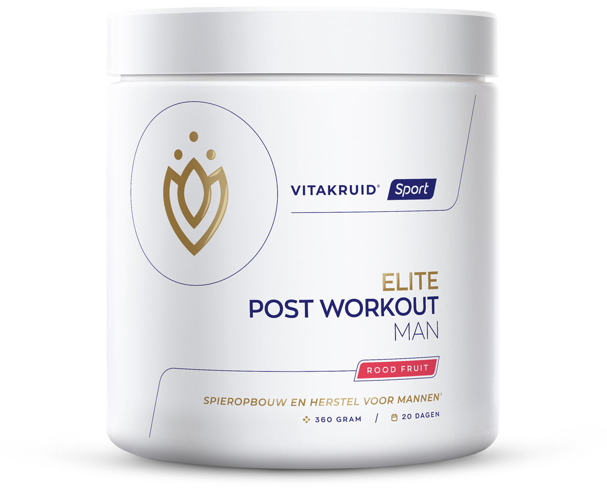 Vitakruid Elite post workout man BCAA 4:1:1 & elektrolyten 360.00 Gram