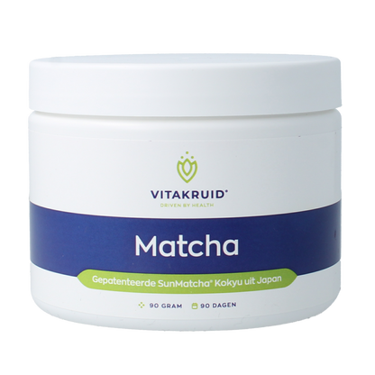 Vitakruid Matcha premium sunmatcha kokyu uit Japan 90 Gram
