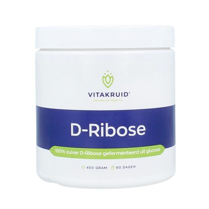 Vitakruid D-Ribose 100% puur geferm uit glucose 450 Gram