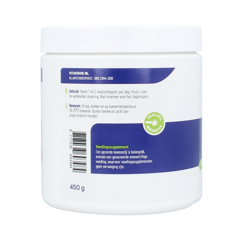 Vitakruid D-Ribose 100% puur geferm uit glucose 450 Gram