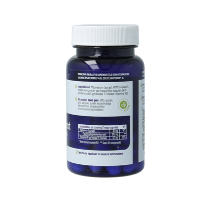 Vitakruid Magnesium Tauraat met vitamine B6 (P-5-P) 30.00 Vegetarische capsules